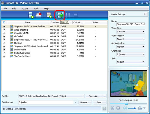 Xilisoft 3GP Video Converter