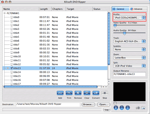 Xilisoft DVD Ripper For Mac