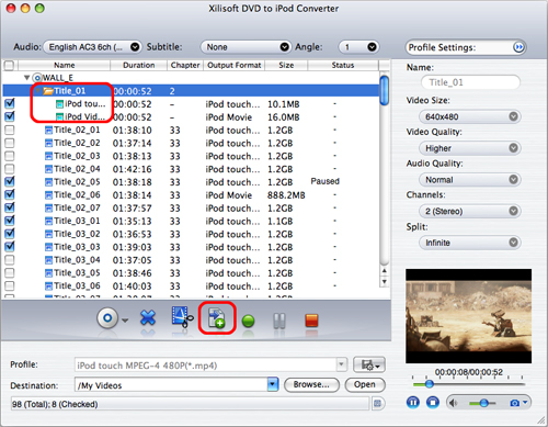 Xilisoft DVD to iPod Converter for Mac