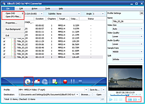 Xilisoft DVD to MP4 Converter