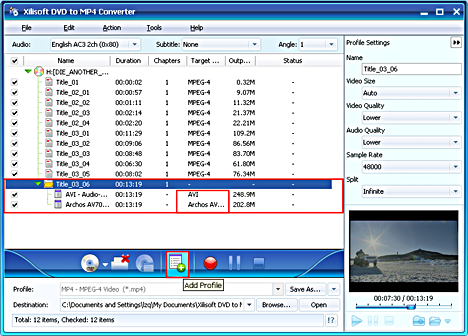 Xilisoft DVD to MP4 Converter