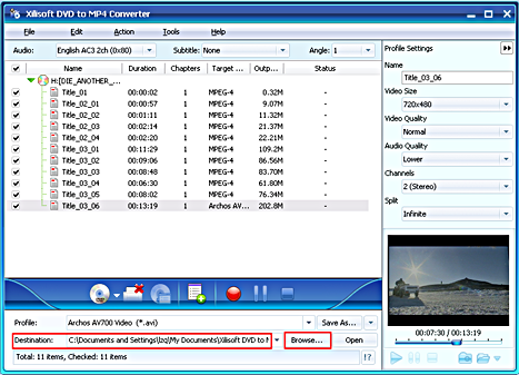 Xilisoft DVD to MP4 Converter