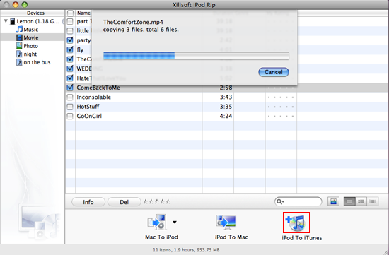 Xilisoft iPod Rip for Mac