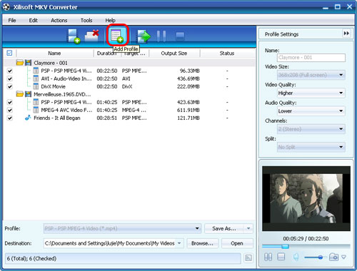 Xilisoft MKV Converter