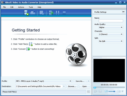 Convert MPEG to MP3