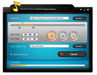 Make Windows Mobile ringtone in MP3 format from other video and music files.