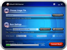 Click to view Xilisoft ISO Burner 1.0.56.1224 screenshot