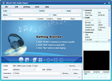 Extract DVD sound tracks to MP3, WAV, WMA etc