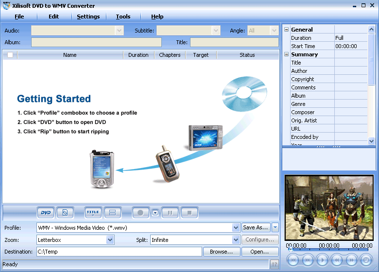 Xilisoft DVD to WMV Converter 4.0.96.0104