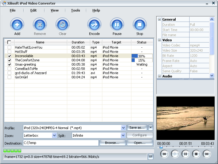 Xilisoft iPod Video Converter 2.1.59.0316