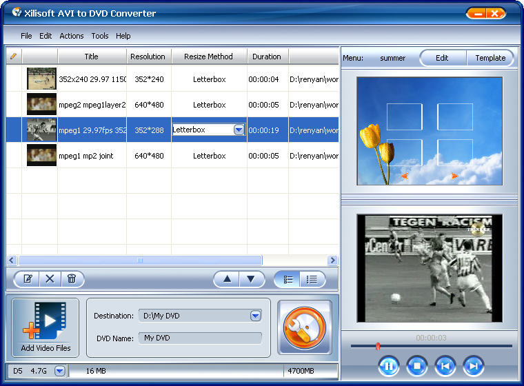 Xilisoft AVI to DVD Converter