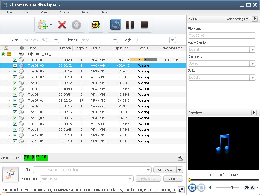 Xilisoft DVD Audio Ripper 6.6.0.0623 full
