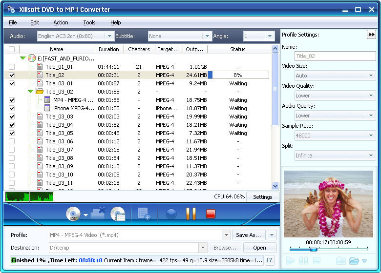 Windows 7 Xilisoft DVD to MP4 Suite 6.0.14.1104 full