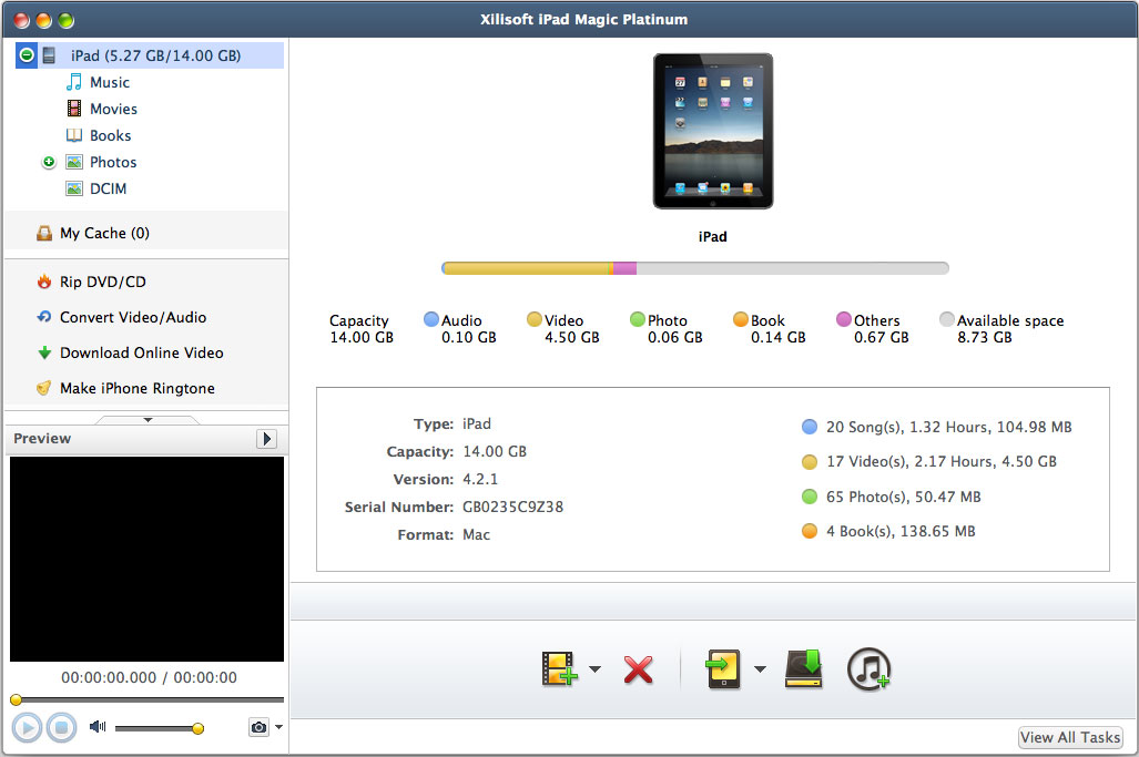 Xilisoft iPad Magic for Mac