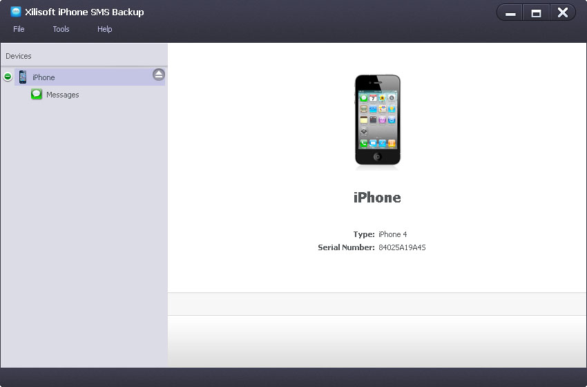 Windows 7 Xilisoft iPhone SMS Backup 1.0.0.1217 full