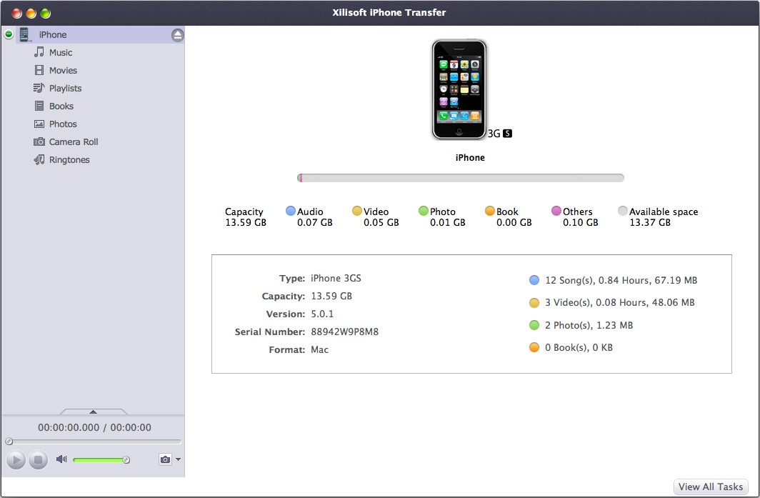 Xilisoft iPhone Transfer for Mac 4.0.3.0311 full