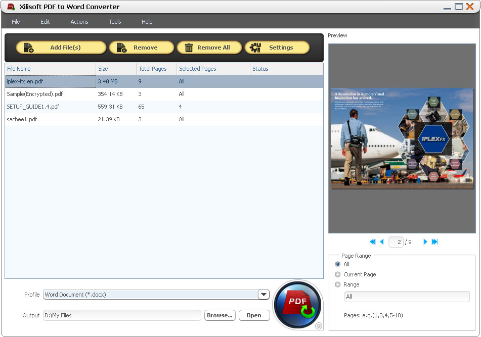Xilisoft PDF to Word Converter 1.0.1.1019