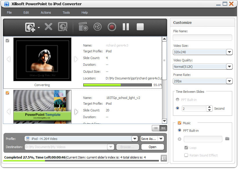 Xilisoft powerpoint to ipod converter 1 0 4 0507