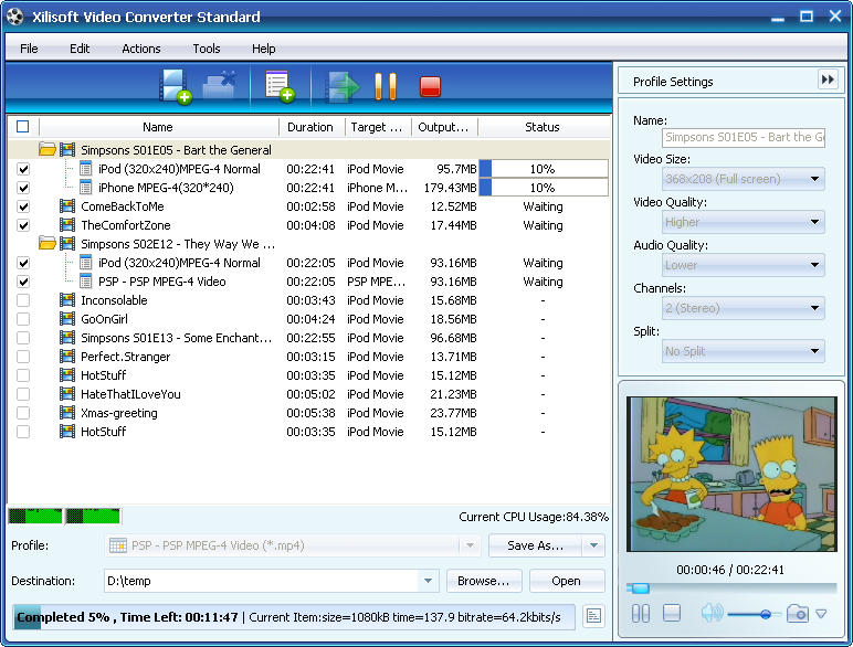 Xilisoft Video Converter Standard 5.1.26.1211