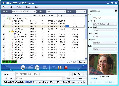 How to convert DVD to PSP