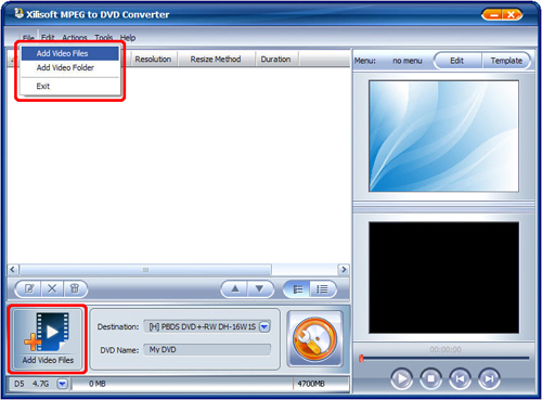 convertire mpeg in dvd