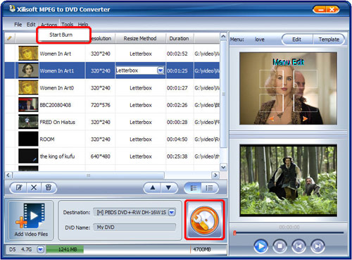 creare dvd