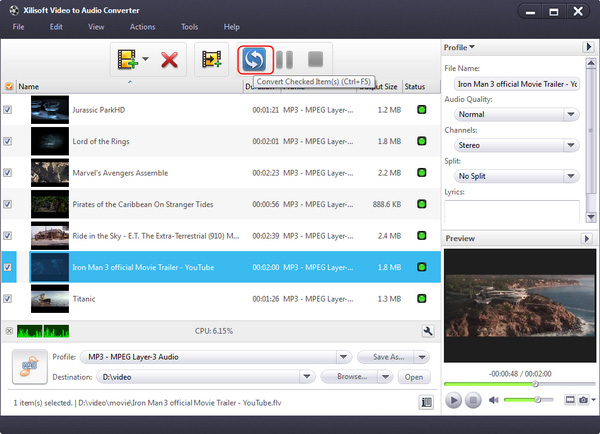 Convert MPEG to MP3