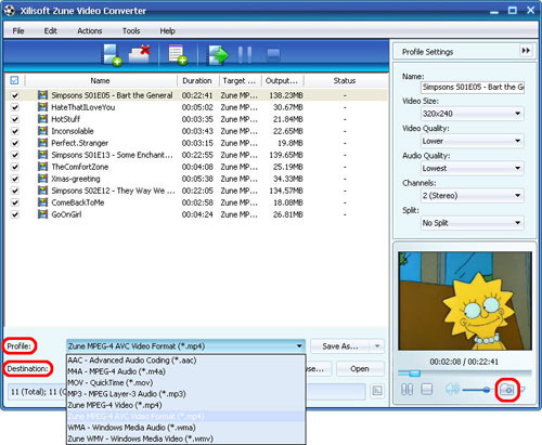 Xilisoft Zune Video Converter