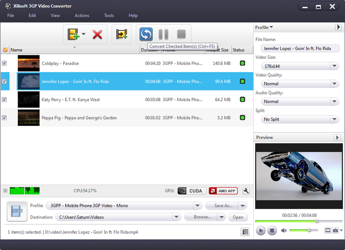 Xilisoft 3GP Video Converter