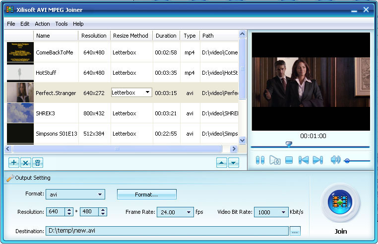Xilisoft AVI MPEG Joiner